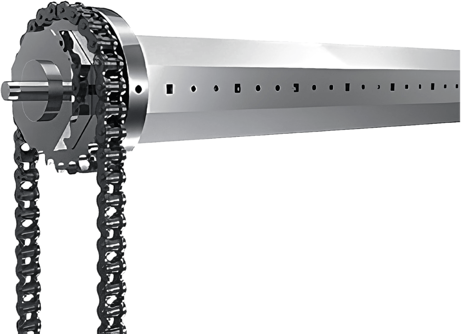 Hidden chain drive